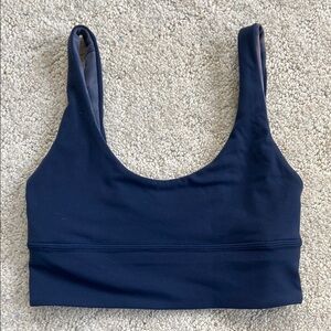 Navy Blue Women's Sports Bra